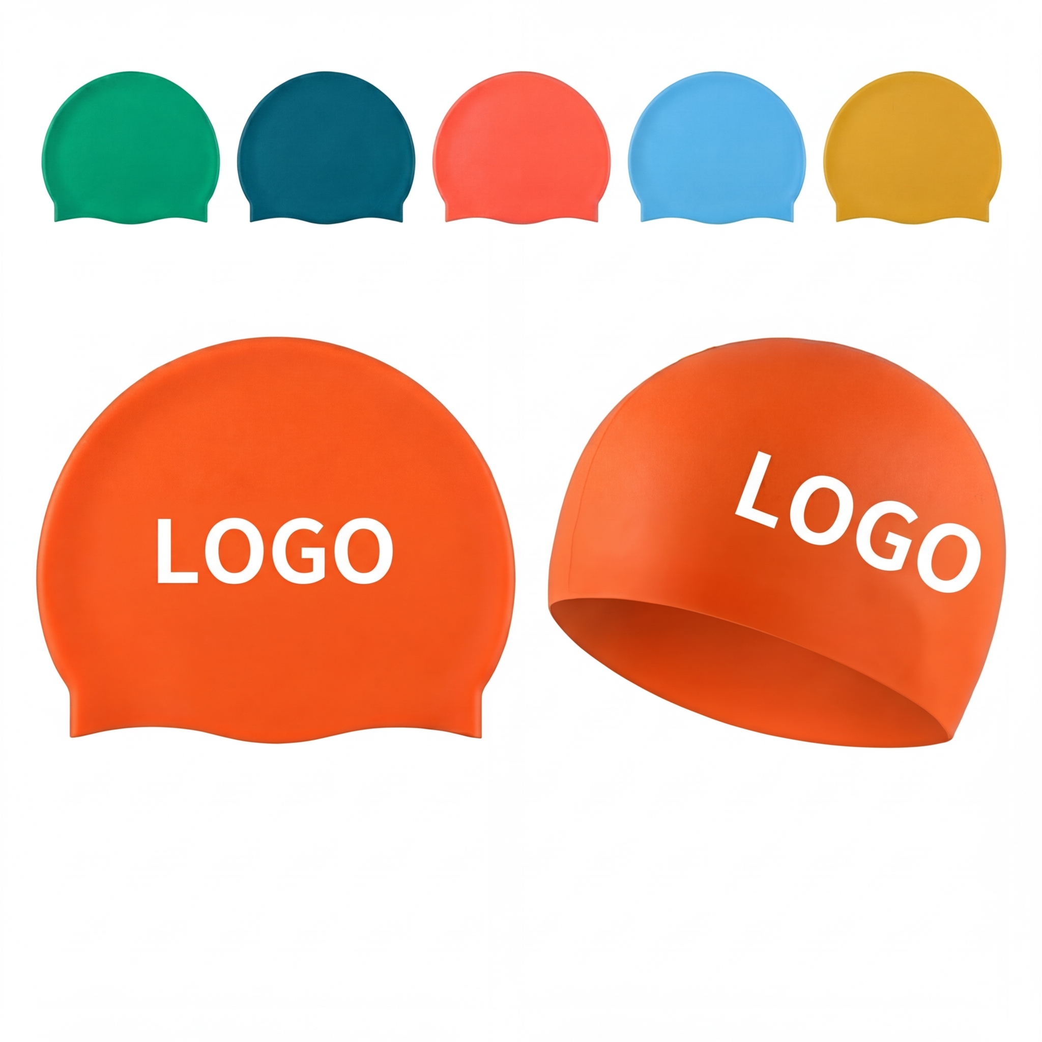 ASDAKMS82 Premium 50gsm Silicone Swim Cap