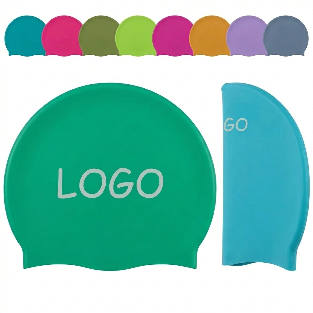 Eco-Silicone Stretch Fit Swim Cap for Comfort and Durability