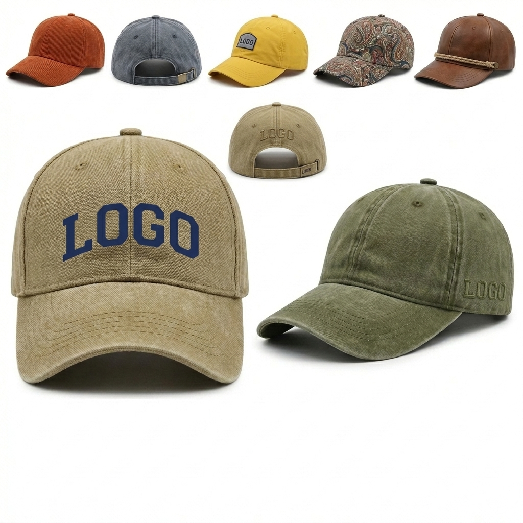 Customizable 6-Panel UV-Protected Performance Baseball Cap
