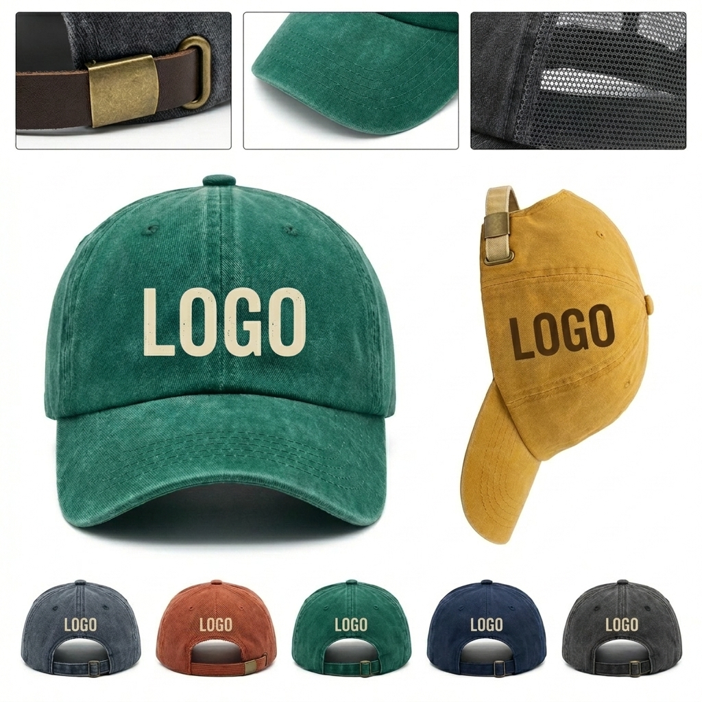 Promotional Multi-Style Adjustable Baseball Hat Collection