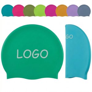 Eco-Silicone Stretch Fit Swim Cap for Comfort and Durability