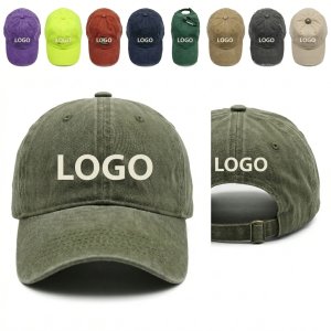 Dad Hat with Metal Buckle in Rich Colors