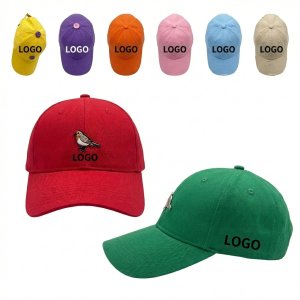 Embroidered 6-Panel Cotton Twill Baseball Cap | Multi-Color Collection
