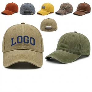 Customizable 6-Panel UV-Protected Performance Baseball Cap