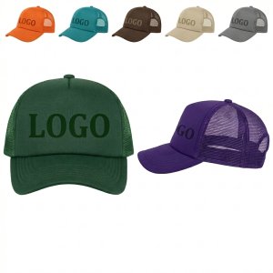 Ventura 5-Panel Foam Mesh Trucker Cap with Adjustable Fit