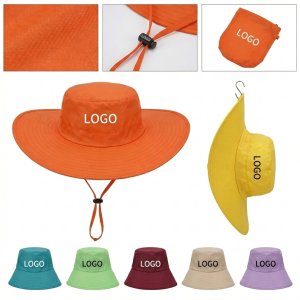 Packable Sun Hat for Outdoor Adventures with Storage Pouch